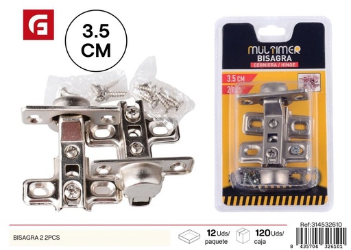 [314532610] Bisagra 2" 2 pcs - Ferretería y bisagras