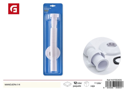 [114700405] Manguera de 1/4 pulgadas - Accesorios de baño y fontanería