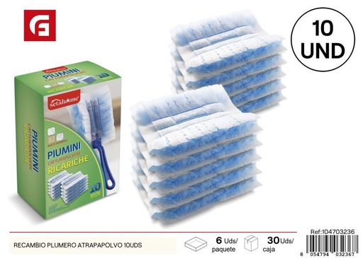 [104703236] Recambio plumero atrapapolvo 10 uds - Accesorios de limpieza