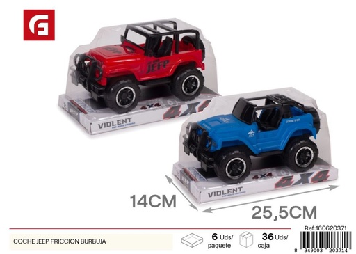 [160620371] Coche Jeep fricción burbuja - Juguetes de vehículos de aventura