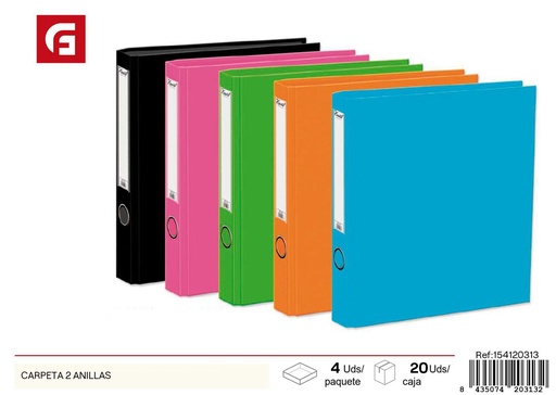 [154120313] Carpeta de 2 anillas - Material de oficina y organizadores