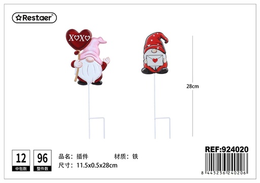 [924020] Accesorio para San Valentín 11.5x0.5x28 cm - Decoraciones para el Día de San Valentín