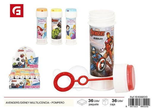 [161688510] Pompéro Avengers/Disney multilicencia - Juguetes de burbujas