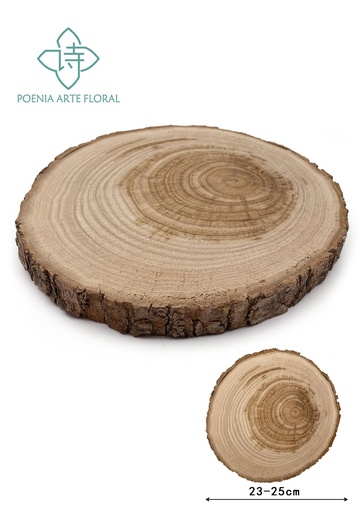 [731788447281] Disco de madera para decoración 23-25 cm - Manualidades y flores