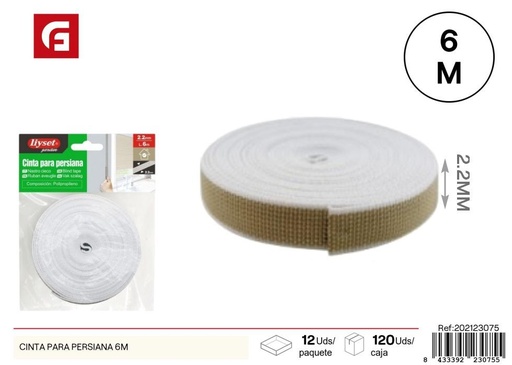 [202123075] Cinta para persiana de 6 m - Accesorios para cortinas