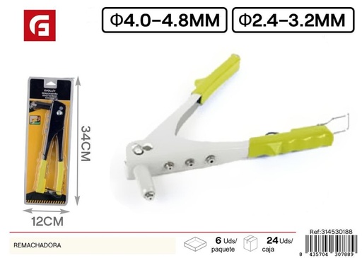 [314530188] Remachadora para trabajos manuales - Accesorios de ferretería