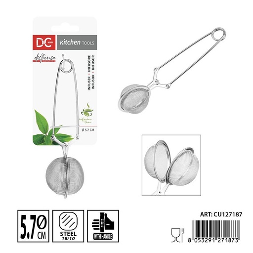 [0243092] Infusor de té DC Casa D. 5.7 cm - Accesorios de café y té