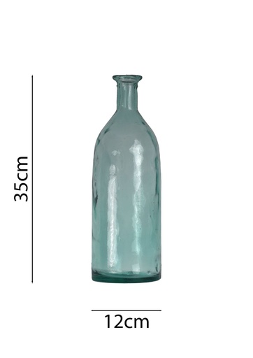 [24772] Botella de vidrio Florencia 35H - Maceteros y decoración para el hogar