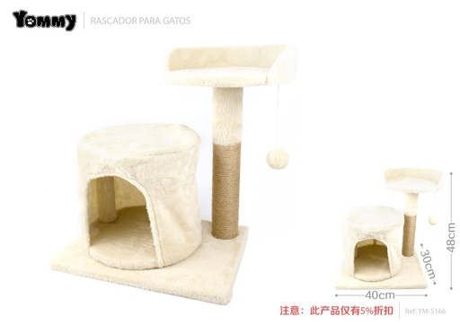 [YM5166] Rascador para gatos 40*30*48 cm - Muebles para gatos