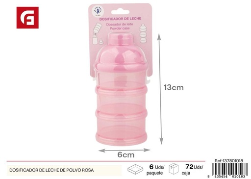 [137801018] Dosificador de leche en polvo rosa - Juguetes y accesorios para bebés