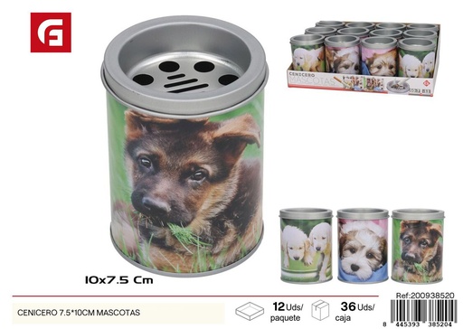[200938520] Cenicero de acero inoxidable 7.5*10 cm - Artículos de fumador y accesorios