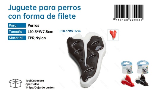 [187922904] Juguete para perros con forma de filete - Juguetes de diversión y creatividad 