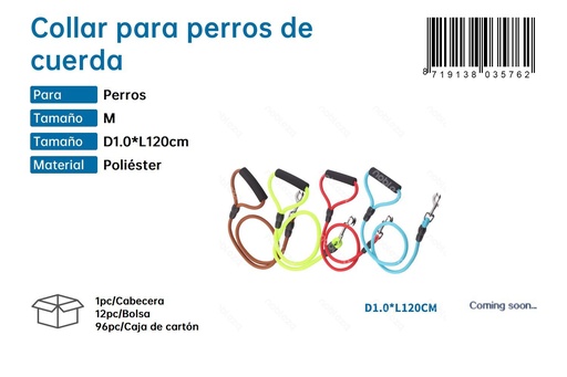 [187903576] Collar para perros de cuerda - Productos de diseño práctico para mascotas 