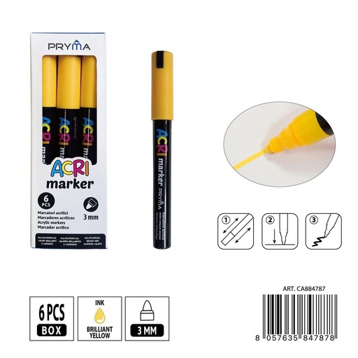 [0235576] Ratulado acrílico para redondo 3 mm N.118 - Herramientas de escritura y marcadores artísticos