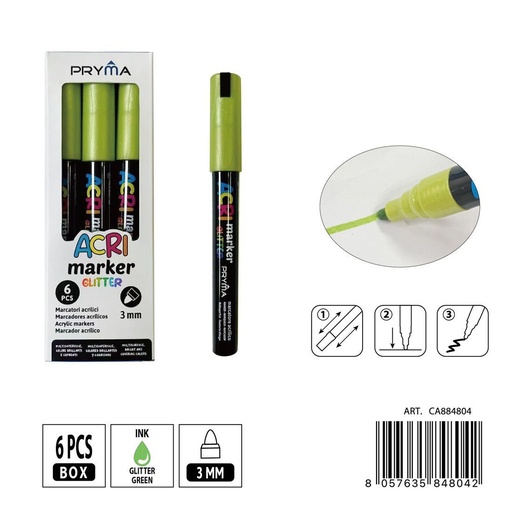 [0235593] Rotulador acrílico PRYMA de 3 mm - Herramientas artísticas