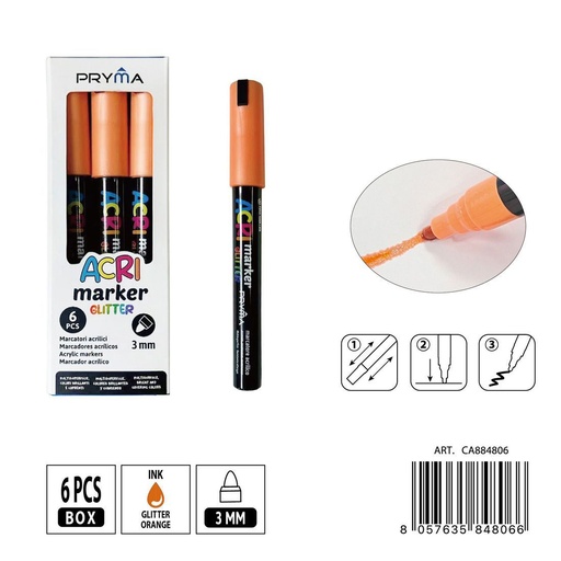 [0235595] Rotulador acrílico PRYMA de 3 mm - Herramientas artísticas