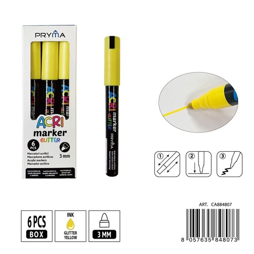 [0235596] Ratulado acrílico redondo 3 mm N.141 - Marcadores artísticos para escritura