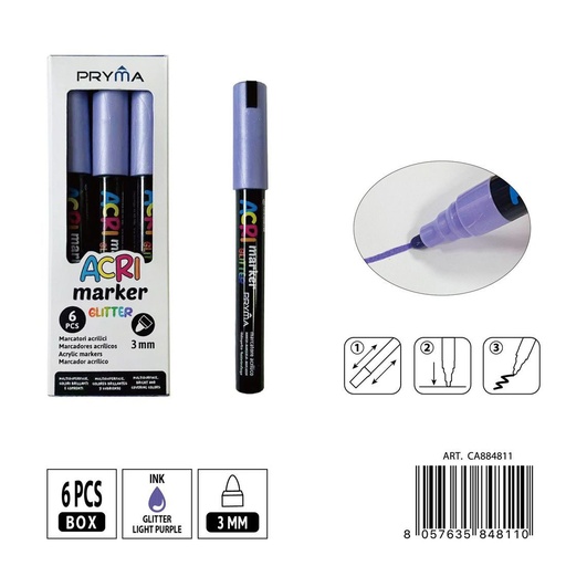 [0235600] Rotulador acrílico PRYMA de 3 mm - Herramientas artísticas
