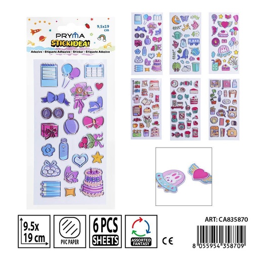 [0242309] Pegatina PRYMA de 10x23 cm - Artículo de manualidades