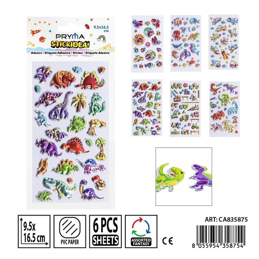 [0242314] Pegatina PRYMA de 10x23 cm - Artículo de manualidades