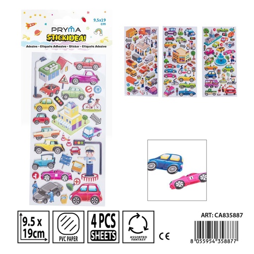 [0242326] Pegatinas 10x23 cm - Papelería escolar y etiquetas 