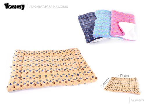 [YM2976] Alfombra de franela para mascotas 74*54cm - Accesorios para mascotas