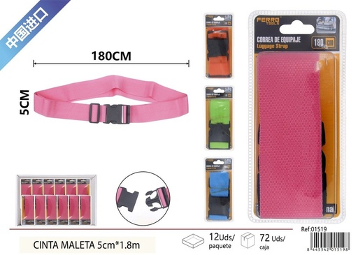 [01519] Cinta maleta 5cm*1.8m - Accesorio de automóvil