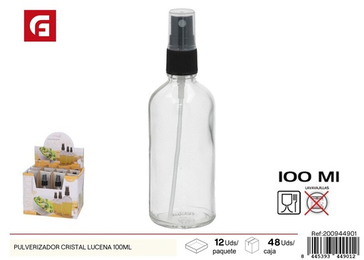 [200944901] Pulverizador de cristal Lucena 100ml - Envases para cocina