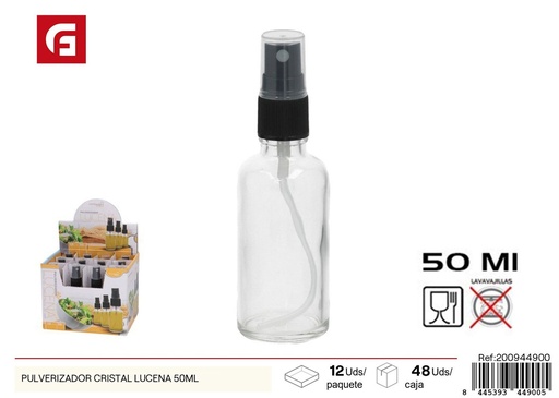 [200944900] Pulverizador de cristal Lucena 50ml - Envases para cocina