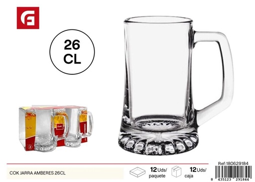 [180629184] Jarra COK AMBERES de 26 cl - Jarras y recipientes para cerveza
