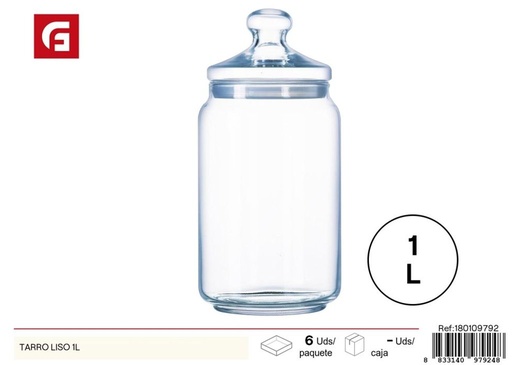 [883314097924] Tarro liso 1 L - Tarros y frascos