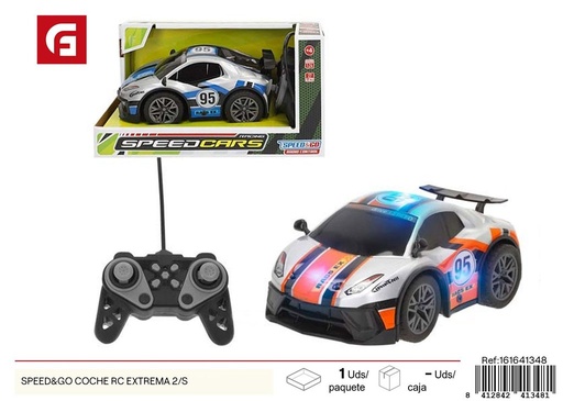 [161641348] Coche RC SPEED&GO extrema 2 piezas - Juguetes de control remoto aventureros