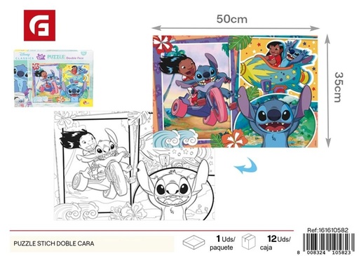 [161610582] Puzzle Stitch doble cara - Juguete educativo y de entretenimiento