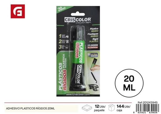 [201243945] Adhesivo para plásticos rígidos 20 ml - Materiales de manualidades