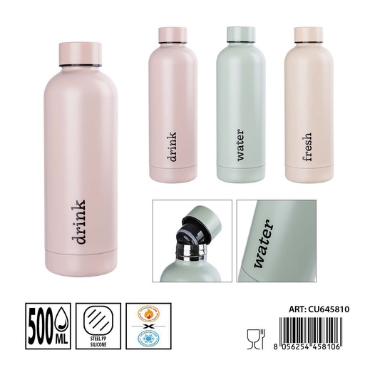 [0241559] Botella térmica de acero de 500 ml - Accesorios de cocina y termos