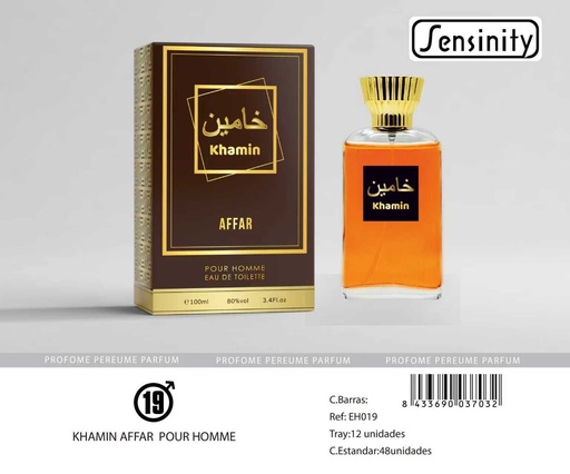 [EH019] Perfume Affar Khamin Pour Homme - Fragancias para hombres