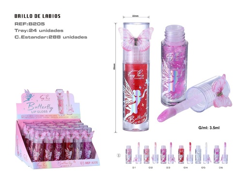 [B205-01] Lápiz labial hidratante 24/c - Gloss labial