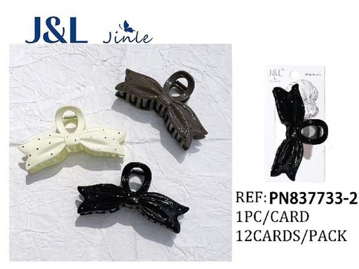 [8445801244697] Pinza de pelo 9.5 cm 12/u - Accesorios para el cabello