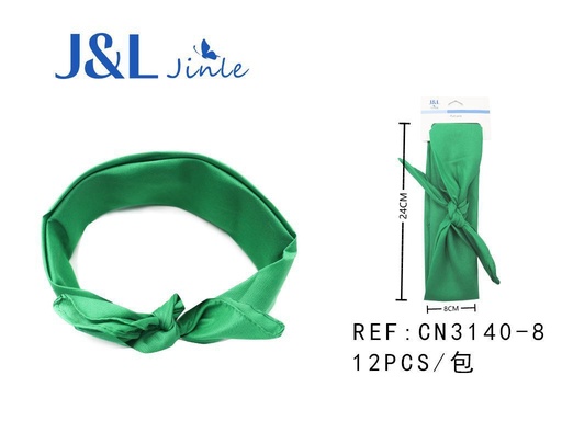 [CN3140-8] Pañuelo verde 55x55cm para moda y accesorios