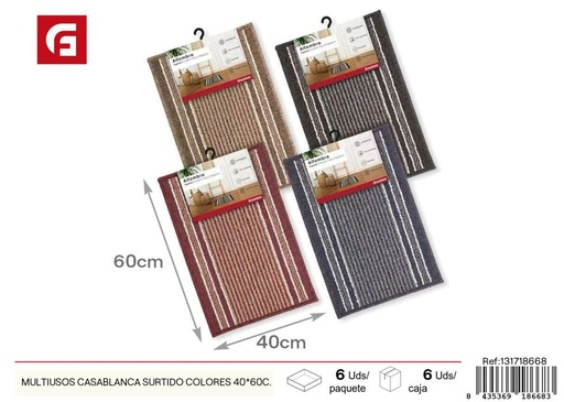 [131718668] Alfombra multiusos Casablanca surtido de colores 40x60 cm - Textiles para el hogar