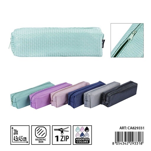 [0243049] Estuche pequeño cuadrado 20X4.5X4.5 cm - Accesorios de escritura