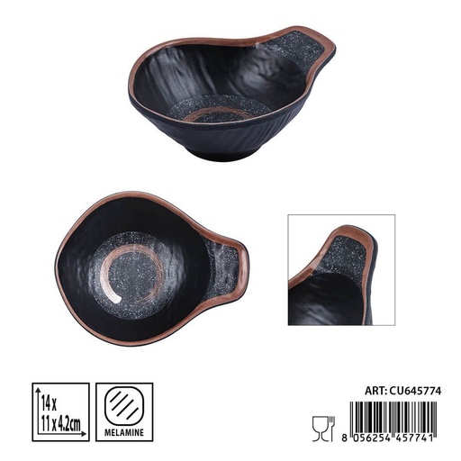 [0241163] Bol de melamina 14x11x4.2 cm - Accesorios de cocina