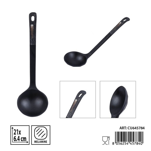 [0241173] Cuchara de melamina forma de tortuga 8 pulgadas 21x6.4 cm - Utensilios de cocina y cucharas