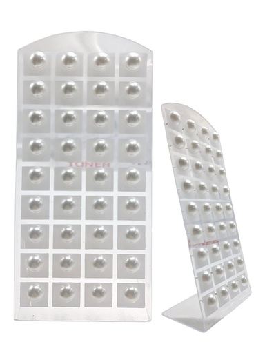 [8162090002080] Pendientes con perla blanca 12 mm 18/P Mons - Joyería y bisutería