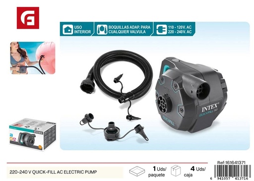[161641371]  Bomba eléctrica Quick Fill 220-240V - Accesorios para el hogar