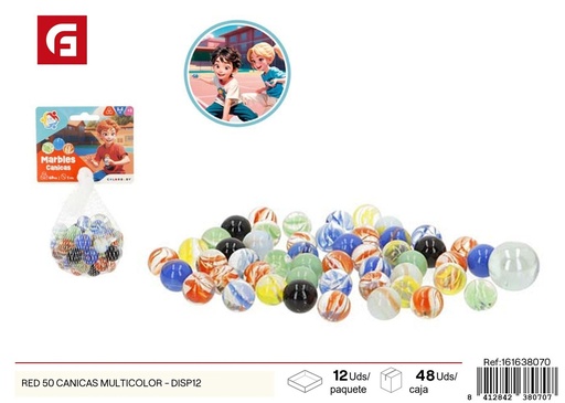 [161638070] Canicas multicolor 50 unidades - Decoración y accesorios