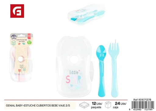 [161671378] Estuche de cubiertos para bebe de viaje - Genial Baby