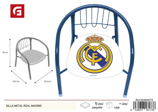 [304616173] Silla de metal Real Madrid - Muebles infantiles y sillas de metal