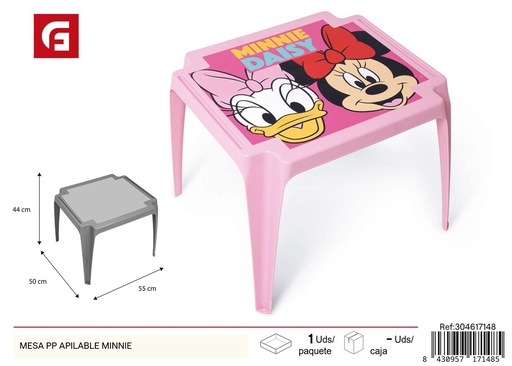 [304617148] Mesa PP apilable Minnie - Muebles infantiles y mesas apilables