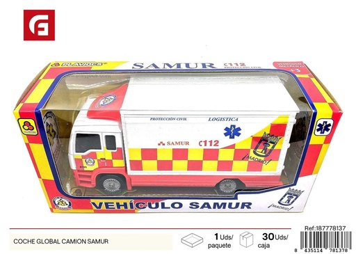 [187778137] Coche de juguete global ambulancia SAMUR - Juguetes y vehículos